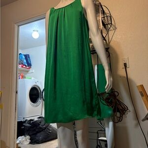Dana Buchman Vibrant Green Mini Dress